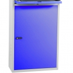 Computer cabinet 1730x280x640 mm grey/blue
