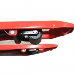 Handtruck 800x540/2500 kg Styrhjul polyuretan/gaffelhjul polyuretan singel