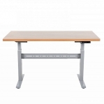 El. Worktable with oak board 1600x800mm/300 kg,