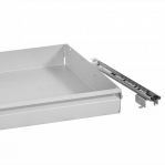 Låda, för 71020/71025, 840x420x80 mm grå färg