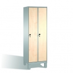 4-door locker with bench, 2090x1190x815, MDF doors