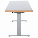 El. Worktable with steel board 2000x800mm/300 kg,