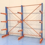 Set 3 L-Posts+12 Cantilevers 2500Hx3000Wx800, 5 levels