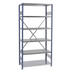 Starter bay 2500x1000x400 200kg/shelf,6 shelves, blue/Zn