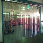 PVC curtain Standard 2x200mm/meter