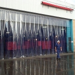PVC curtain Standard 2x300mm/meter