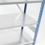 Starter bay 2100x1000x500 200kg/shelf,5 shelves, blue/Zn