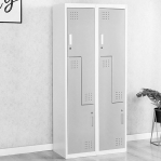Z-skåp, 4 dörrar, 1820x800x450, RAL7035, CLICK