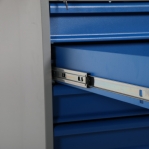 Worktable w. drawer un. 6 draw. 2000x800 mm, vinyl