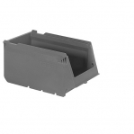 Bin rail 1500 mm for wall/workbench + 10 bins 250x148x130