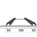 Däckhylla 1000x400