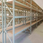 Longspan Extension bay 2200x2300x600 350kg/level,3 levels with chipboard