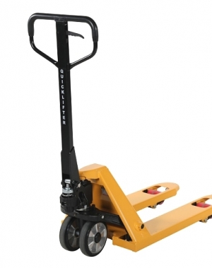 Hand pallet truck 800x540/2000kg Rubber/poly, fork wheels single, Quicklif