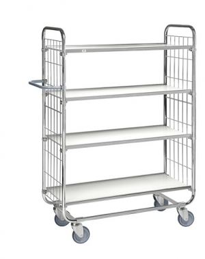 Flexibel shelf trolley 4 shelves 1195x470x1590mm, 250kg