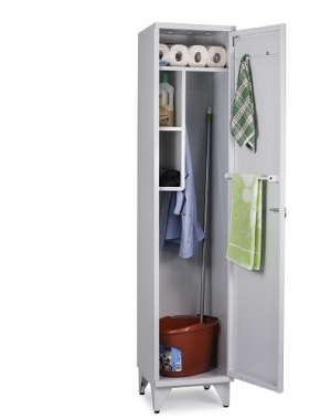Cleaning cupboard 1900x400x535 RAL 7035