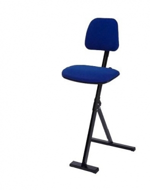 Stand aid upholstered blue
