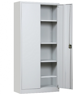 Archive cabinet, 4 shelves, 1950*1100*550, RAL7035/7035 grey, collapsible