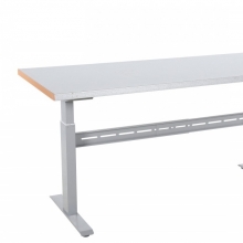 El. Worktable with steel board 2000x800mm/300 kg,