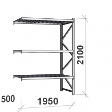 Extension bay 2100x1950x500 440kg/level,3 levels with steel decks MAXI