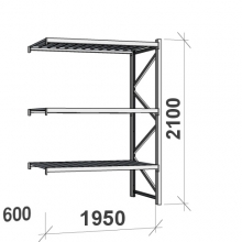 Extension bay 2100x1950x600 440kg/level,3 levels with steel decks MAXI