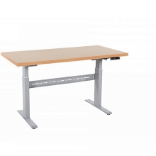 El. Worktable with oil-tempered board 1600x800mm/300 kg,