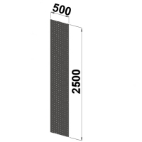 Side sheet 2500x500 perforated