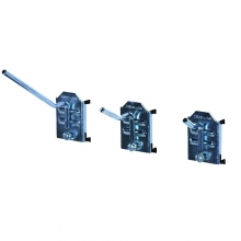 Angled single hook 100 mm, 3 pcs