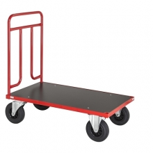 Platform trolley 1000x600x1000 mm, 500 kg, punane