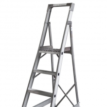 Trappstege, 5-steg, med hjul, höjd plattform 1140mm